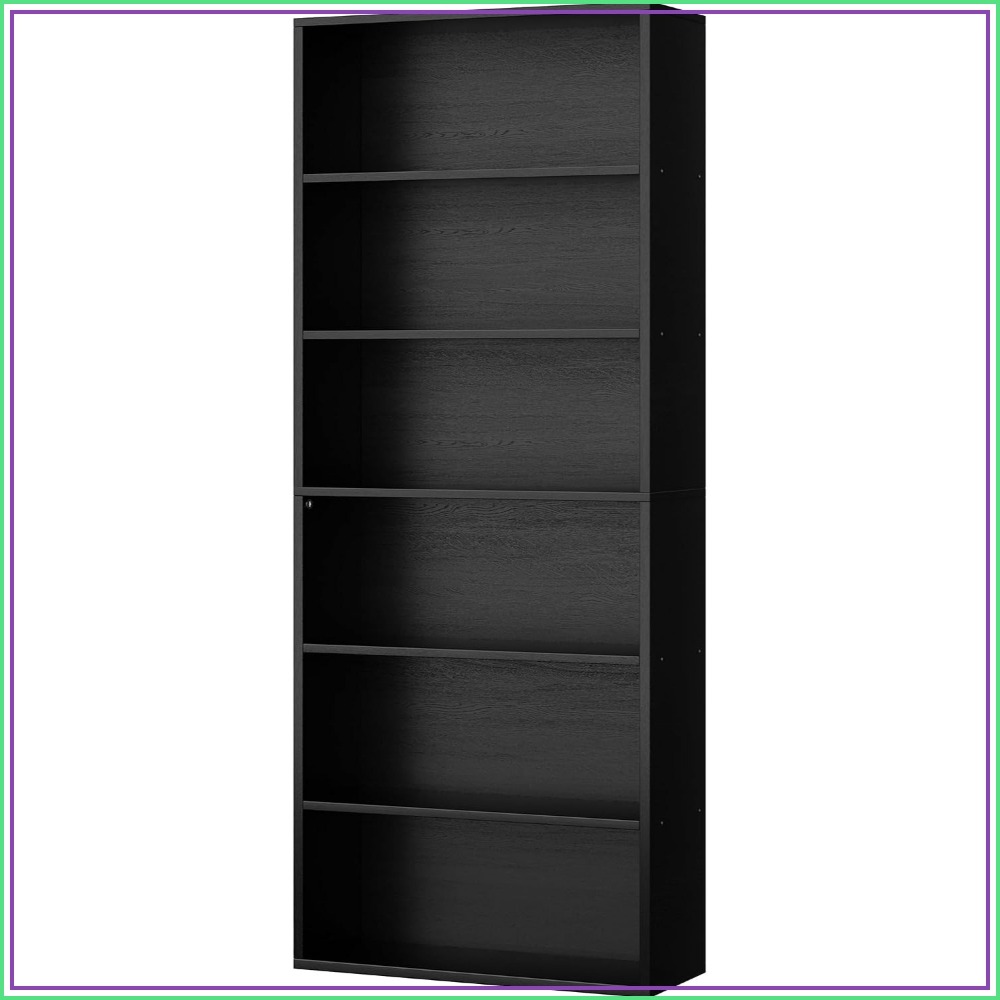 Storage & Organization - ชั้นวางหนังสือแบบเปิด 6 ชั้น, ชั้นวางโชว์สูง 70.6 นิ้ว,