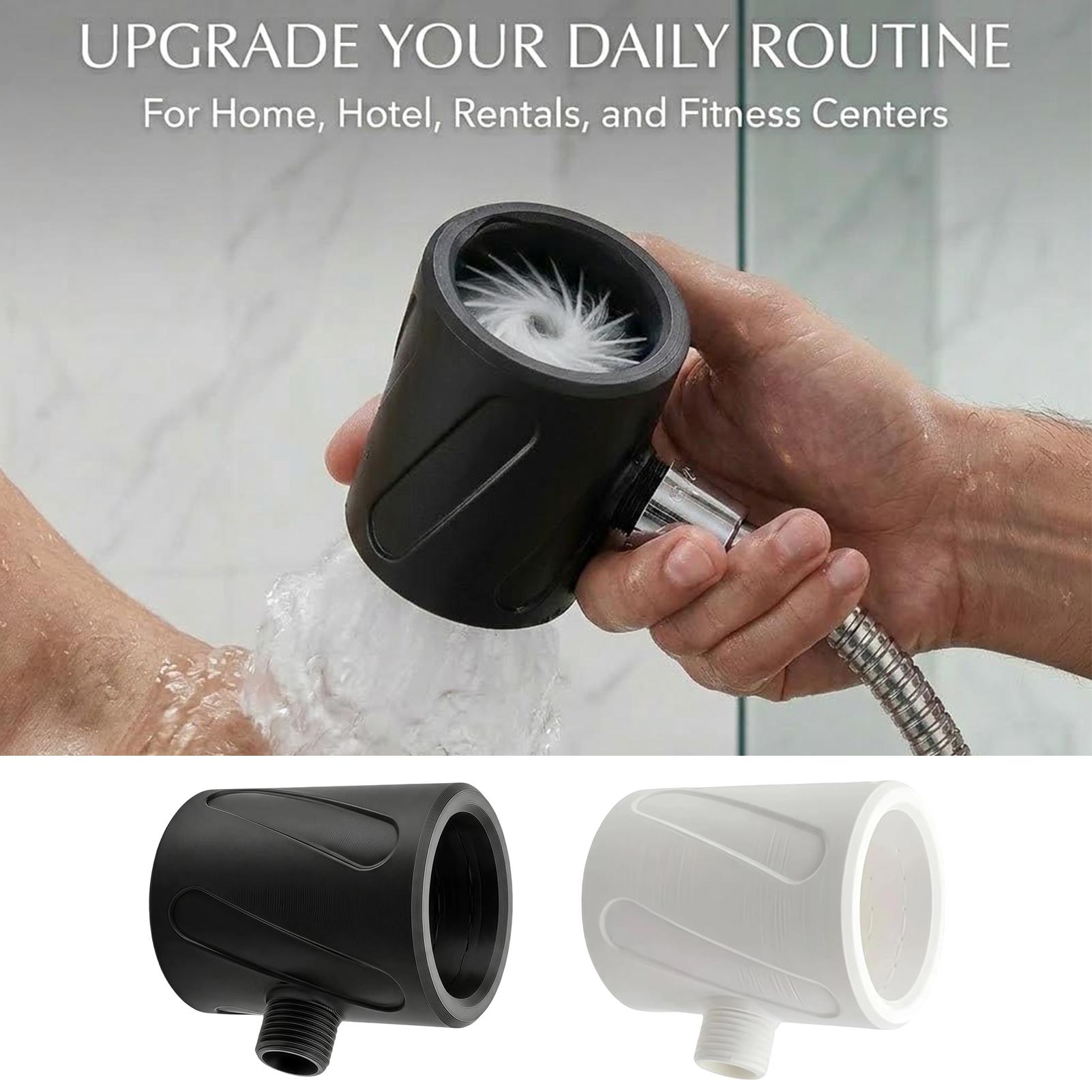 High Pressure Shower Head Handheld - หัวฝักบัวทำความสะอาดแบบรูหยาบ ติดตั้งง่าย หัวฝักบัวแรงดันสูงแบบมือถือ สำหรับอพาร์ทเมนท์ โรงแรม ผู้ใหญ่