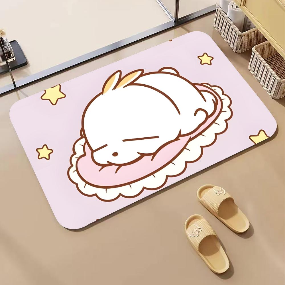 Quick Dry Diatomite Bath Mat - การ์ตูน-เอ็ม-มาชิมารোพรมปูพื้น แผ่นรองอาบน้ำไดอะตอมไมต์ แผ่นรองประตูกันลื่น ดูดซับน้ำได้รวดเร็ว