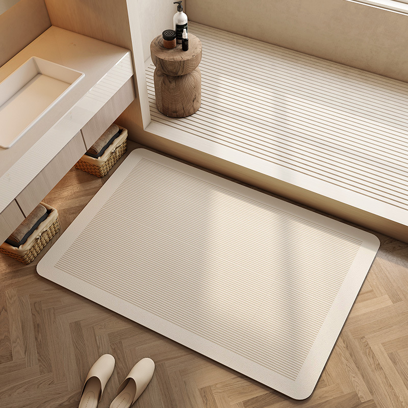Quick Dry Diatomite Bath Mat - แผ่นรองอาบน้ำไดอะตอมไมต์ ซึมซับน้ำได้ดี แห้งเร็ว กันลื่น ไม่ต้องซัก