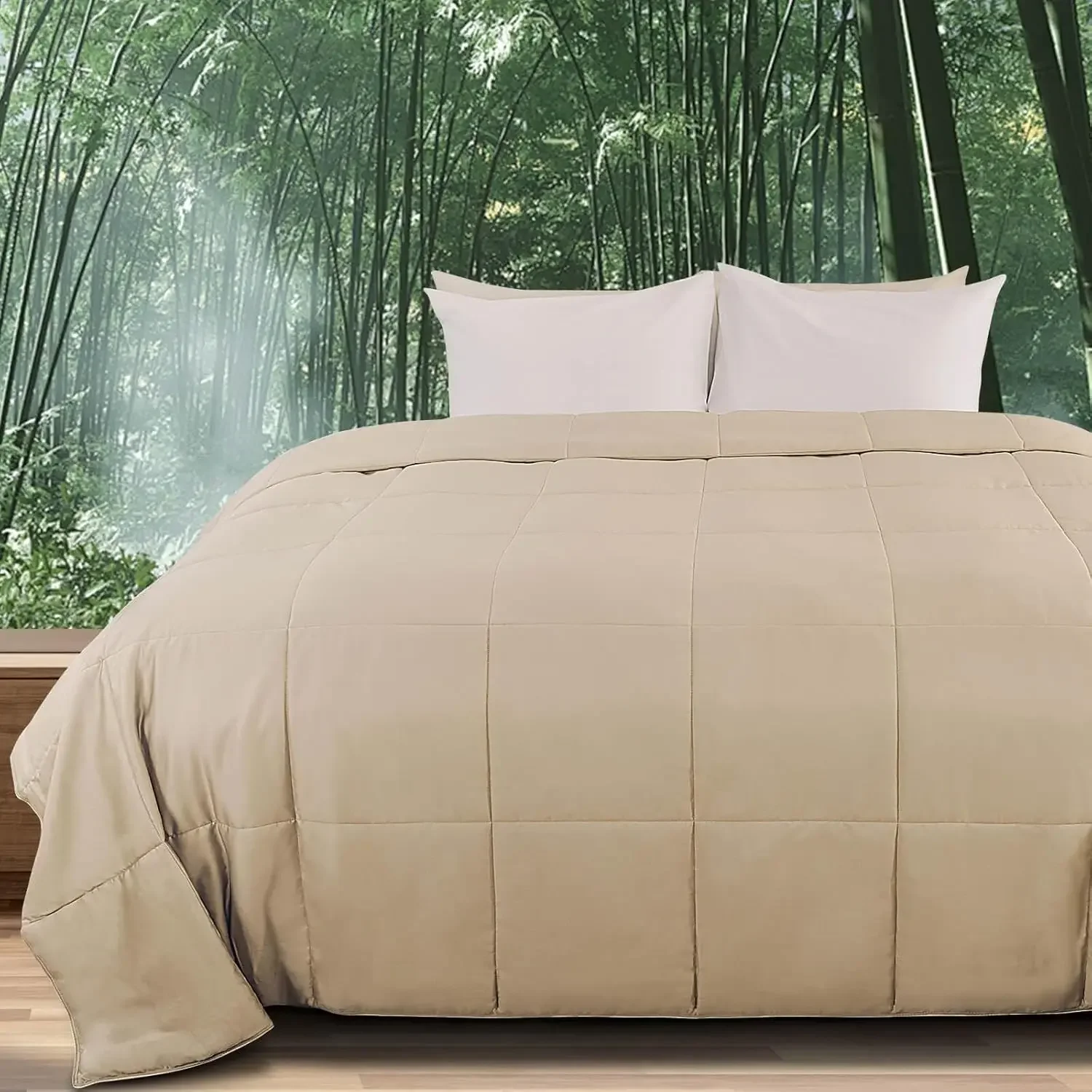Cooling Blanket Hot Sleepers - ผ้าห่มใยไผ่ วิสโคส ขนาดคิงไซส์ ระบายความร้อน น้ำหนักเบา ผ้าห่มใยสังเคราะห์ออร์แกนิคธรรมชาติ