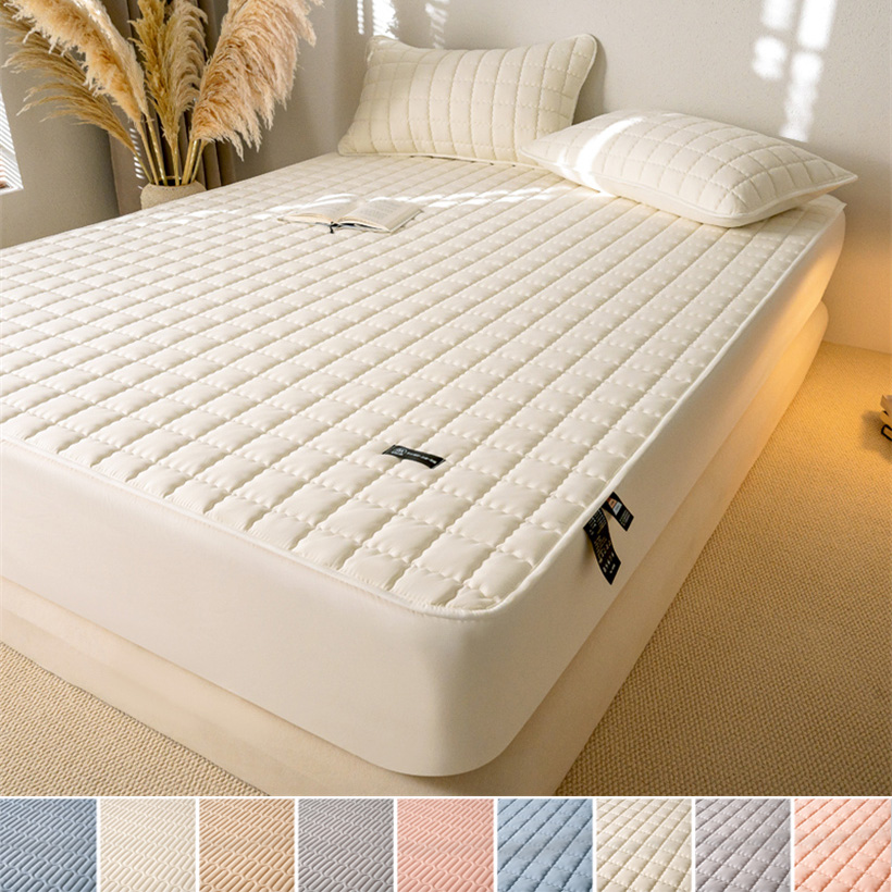 Waterproof Mattress Protector Breathable - ผ้าคลุมที่นอนกันน้ำ นุ่ม ระบายอากาศได้ดี 100% ผ้าคลุมที่นอนกันน้ำ ผ้าคลุมเตียงถั่วเหลือง