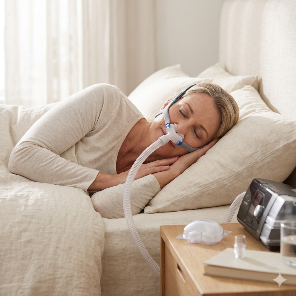 Anti Snore Contour Pillow - ชุดหน้ากาก CPAP แบบรองจมูกสำหรับเปลี่ยนใหม่ ใช้ร่วมกับ AirFit P10