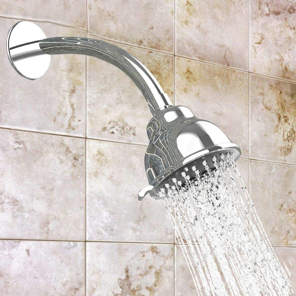 High Pressure Shower Head Handheld - หัวฝักบัวอาบน้ำ 1 ชิ้น ปรับได้ 5 ระดับ