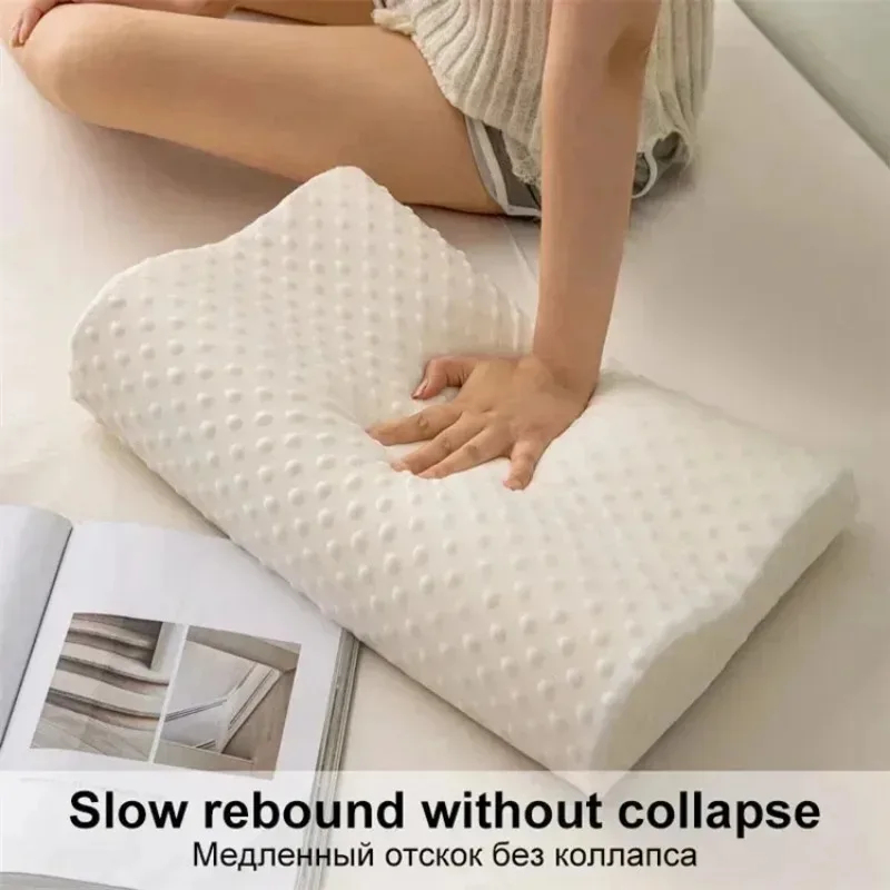 Memory Foam Orthopedic Pillow Neck Pain - หมอนรองคอเมมโมรี่โฟมเพื่อสุขภาพ ช่วยบรรเทาอาการปวดคอและไหล่ด้วยการคืนตัวช้า