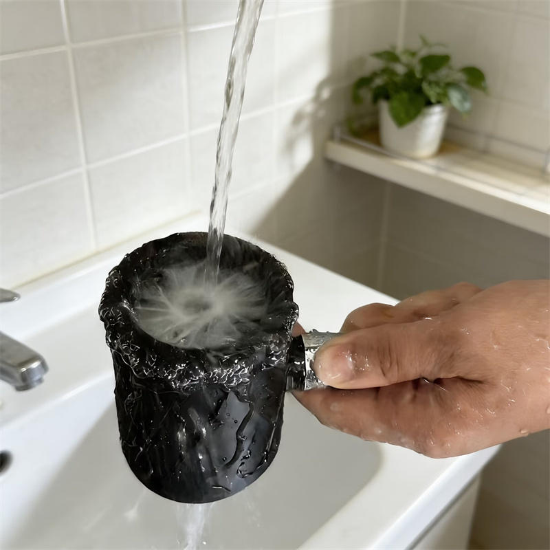 High Pressure Shower Head Handheld - ฝักบัวมือถือสำหรับผู้ชาย แรงดันสูง หัวฉีดแบบเกลียว นวดทำความสะอาด ฝักบัวแบบวงกลม อุปกรณ์เสริมฝักบัว
