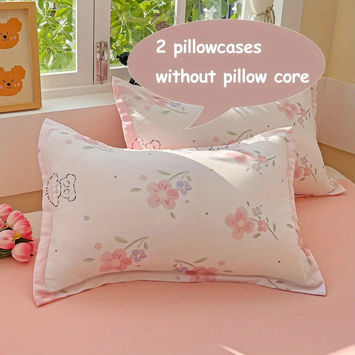 ชุดผ้าปูที่นอนลายดอกไม้ 4 ชิ้น - Duvet Cover Sets With Zipper บทวิจารณ์และราคา