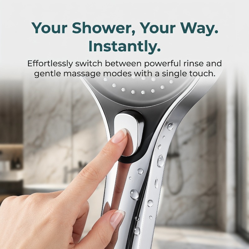 ชุดฝักบัวแรงดันสูงแบบมือถือ ทน - High Pressure Shower Head Handheld บทวิจารณ์และราคา
