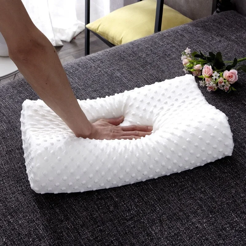 หน่วยความจําหมอนผ้าฝ้ายสําหรับ - Memory Foam Orthopedic Pillow Neck Pain บทวิจารณ์และราคา