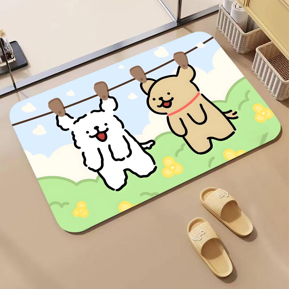 อะนิเมะ L-LINE FRIENDS พรมปูพื - Quick Dry Diatomite Bath Mat บทวิจารณ์และราคา