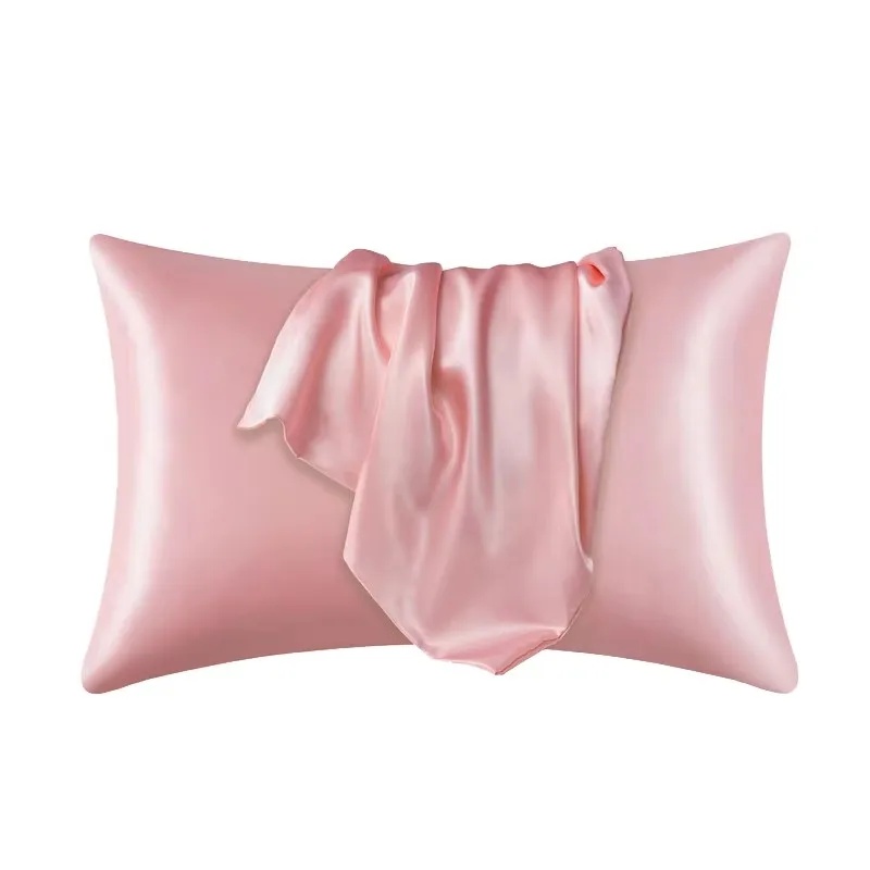 ปลอกหมอนผ้าไหมซาติน 1/2 ชิ้น ส - Satin Silk Pillowcase Hair Skin บทวิจารณ์และราคา