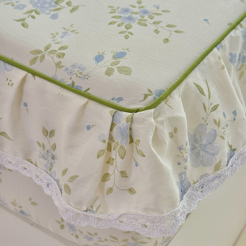 ผ้าปูที่นอนรัดมุมลายดอกไม้ 100 - Fitted Bed Sheets Deep Pocket บทวิจารณ์และราคา