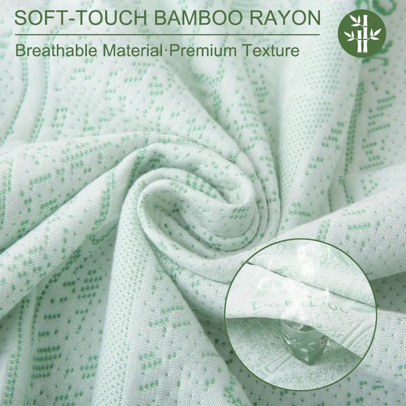 1 PC ไม้ไผ่ที่นอน Protector,Br - Waterproof Mattress Protector Breathable บทวิจารณ์และราคา