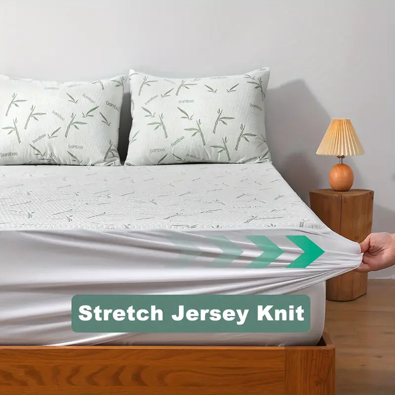 1 PC ไม้ไผ่ที่นอน Protector,Br - Waterproof Mattress Protector Breathable บทวิจารณ์และราคา