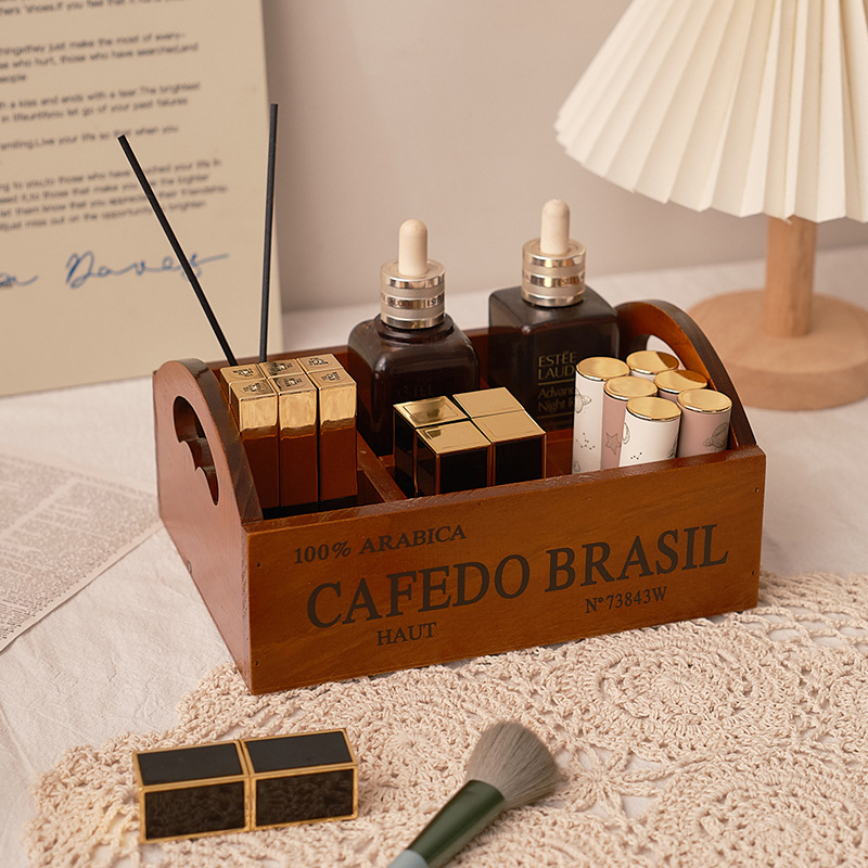 กล่องเก็บของไม้สไตล์ Zakka แบบ - Storage & Organization บทวิจารณ์และราคา