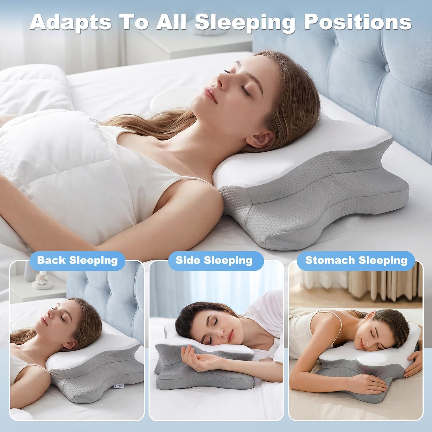 หมอนรองคอเพื่อบรรเทาอาการปวด,  - Memory Foam Orthopedic Pillow Neck Pain บทวิจารณ์และราคา