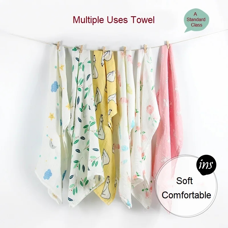ผ้าห่มไม้ไผ่ผ้าเช็ดตัวสำหรับเด - Muslin Cotton Bedspread บทวิจารณ์และราคา