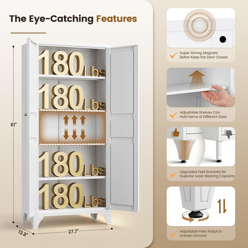 ตู้เก็บของโลหะ 2 ประตู พร้อมชั - Kitchen บทวิจารณ์และราคา