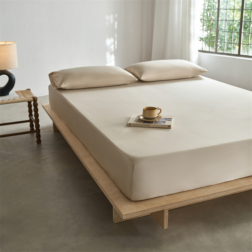 ผ้าปูที่นอนรัดมุมผ้าไหมมัลเบอร - Fitted Bed Sheets Deep Pocket บทวิจารณ์และราคา