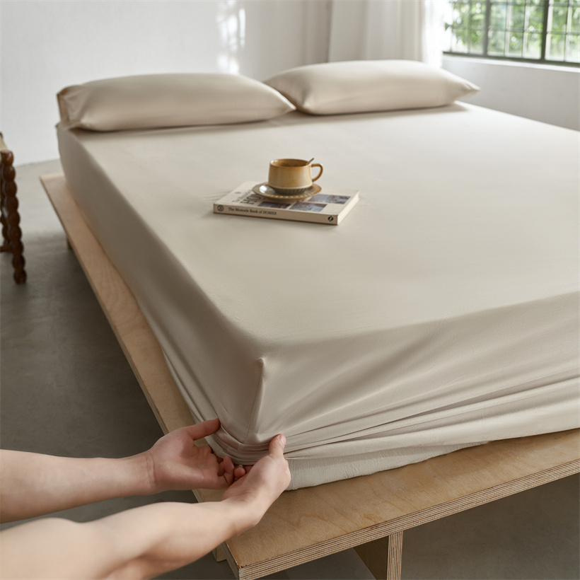ผ้าปูที่นอนรัดมุมผ้าไหมมัลเบอร - Fitted Bed Sheets Deep Pocket บทวิจารณ์และราคา