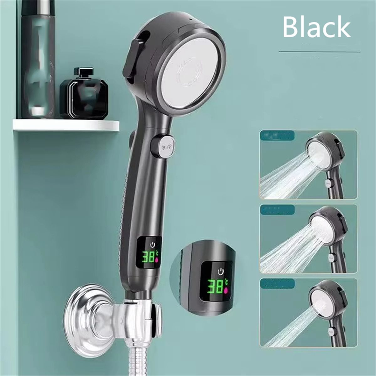 หัวฝักบัวอาบน้ำแบบมือถือแรงดัน - High Pressure Shower Head Handheld บทวิจารณ์และราคา