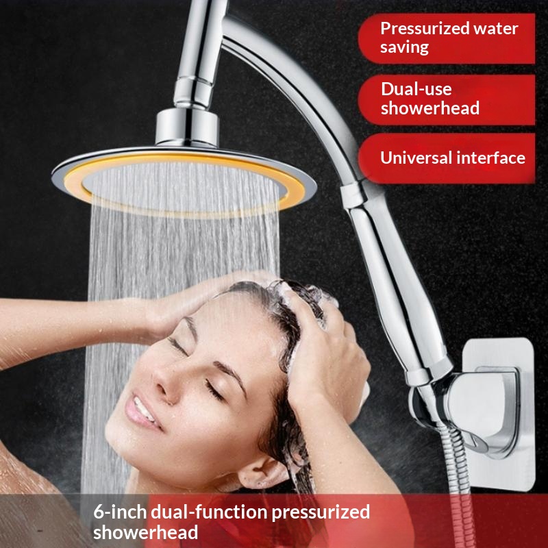 หัวฝักบัวอาบน้ำแบบมือถือขนาดให - High Pressure Shower Head Handheld บทวิจารณ์และราคา