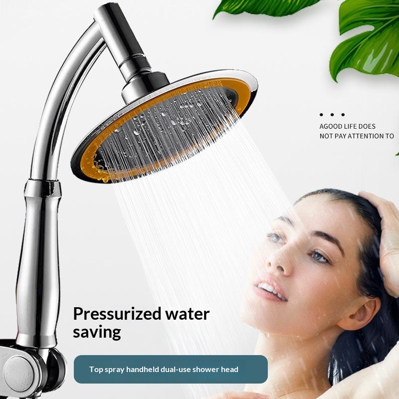 หัวฝักบัวอาบน้ำแบบมือถือขนาดให - High Pressure Shower Head Handheld บทวิจารณ์และราคา