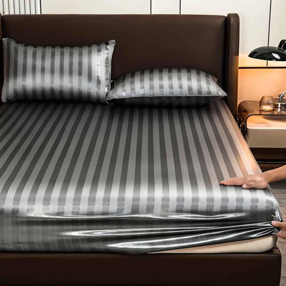 ผ้าปูที่นอนลายทางแบบใหม่, ปลอก - Fitted Bed Sheets Deep Pocket บทวิจารณ์และราคา