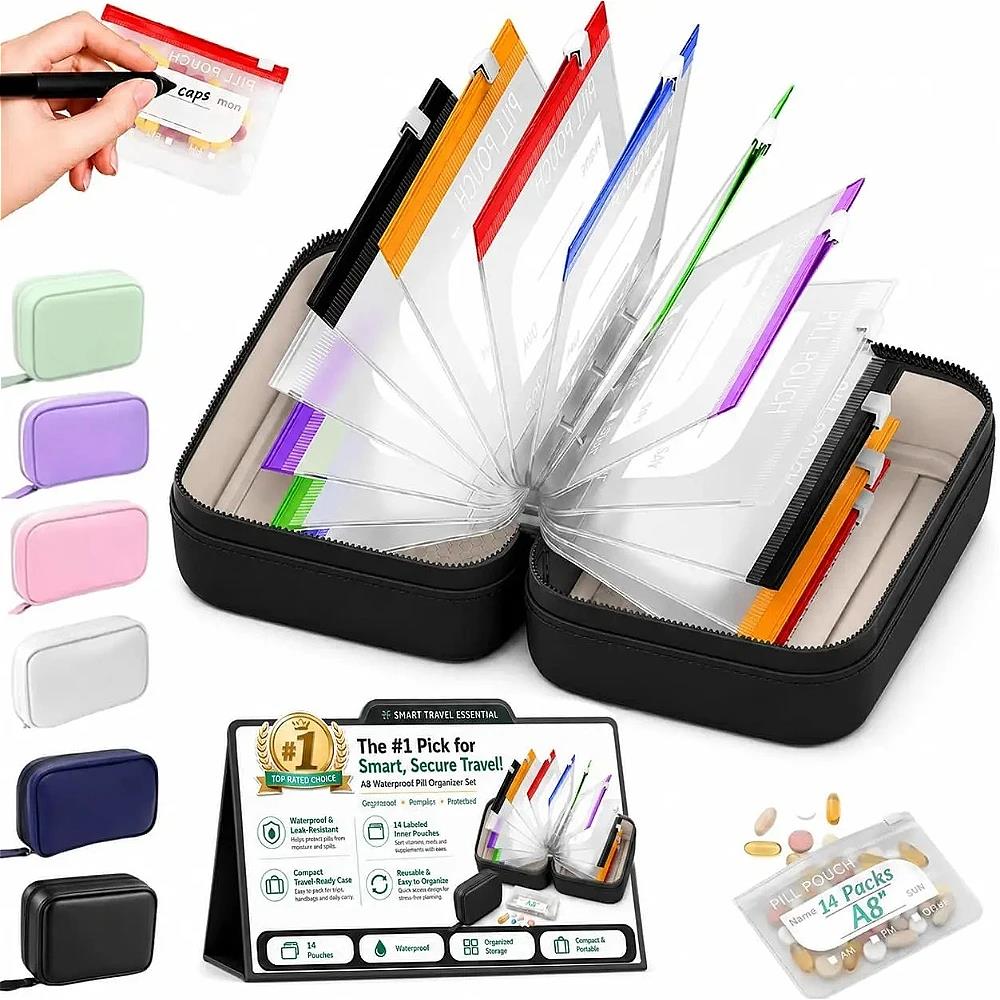 กระเป๋าจัดยาแบบรายสัปดาห์ 7/14 - Storage & Organization บทวิจารณ์และราคา