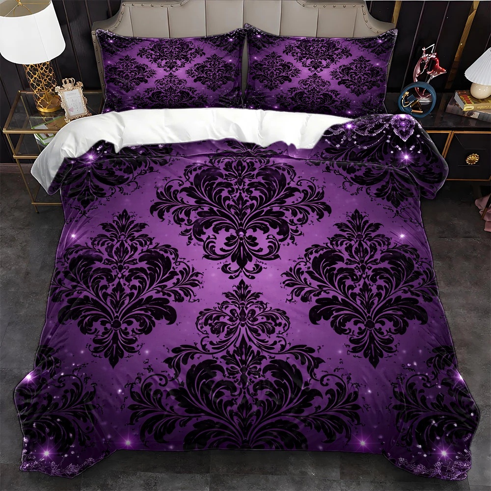 ชุดผ้าปูที่นอนลายดอกไม้หรูหรา  - Duvet Cover Sets With Zipper บทวิจารณ์และราคา