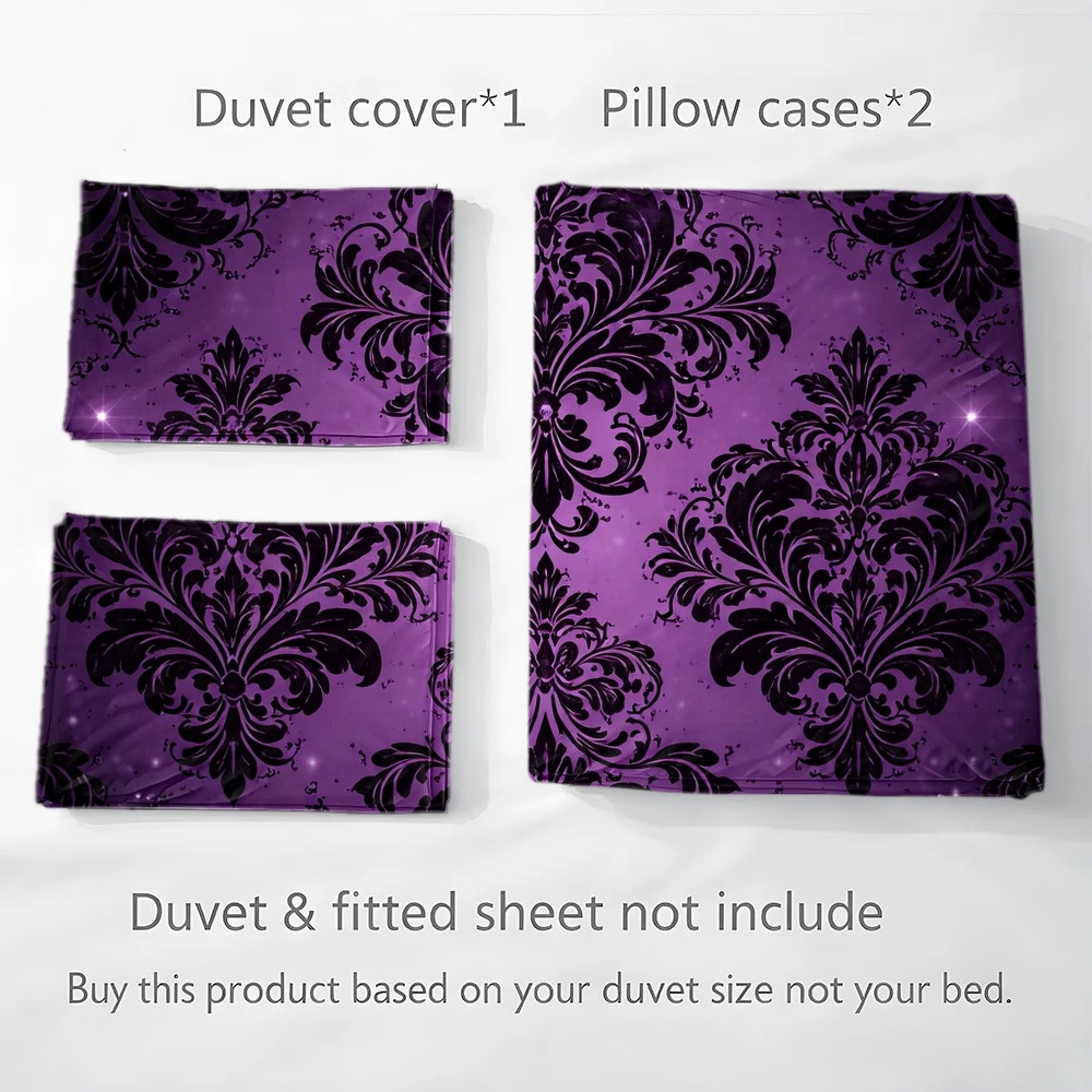ชุดผ้าปูที่นอนลายดอกไม้หรูหรา  - Duvet Cover Sets With Zipper บทวิจารณ์และราคา
