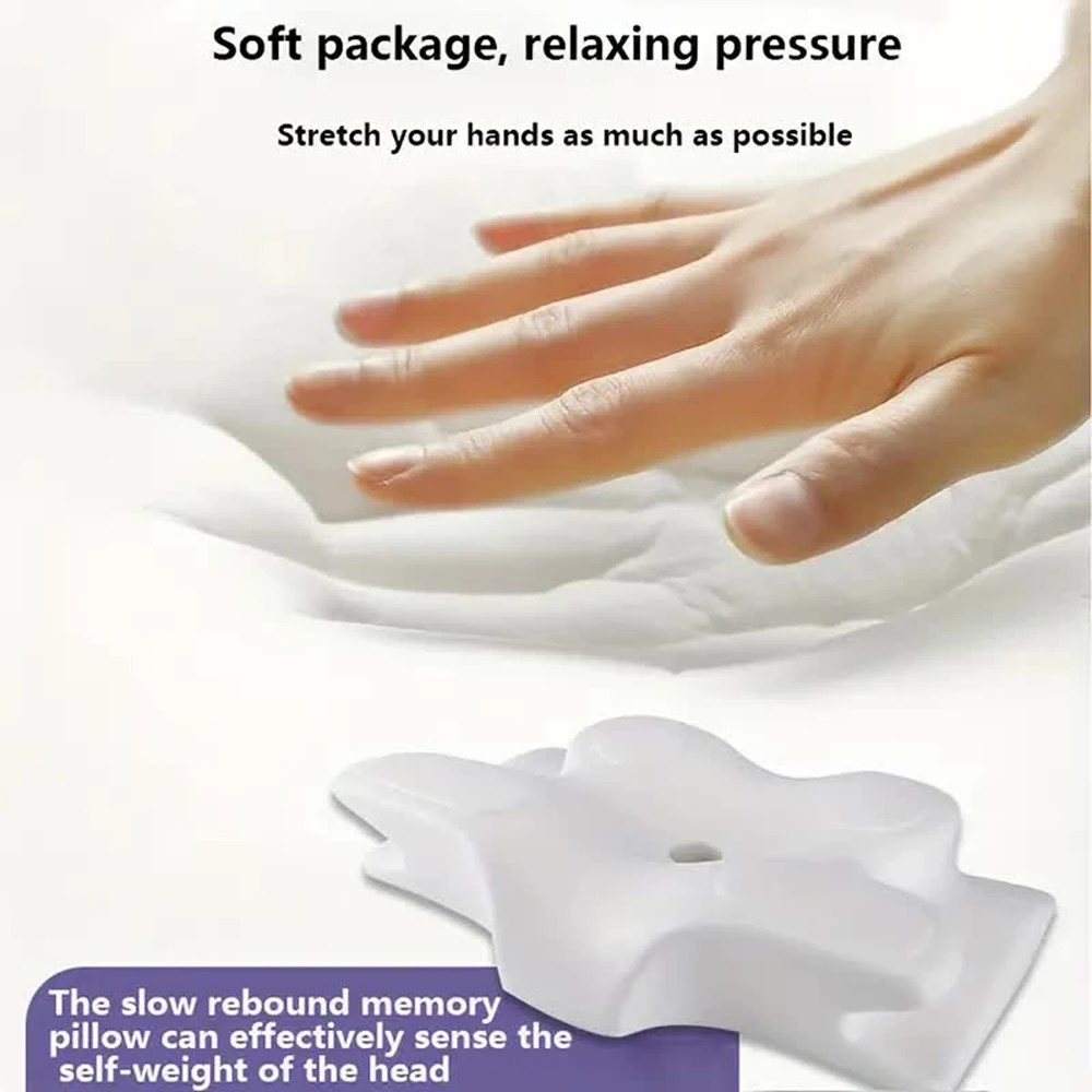 หมอนเมมโมรี่โฟมทรงผีเสื้อ ช่วย - Memory Foam Orthopedic Pillow Neck Pain บทวิจารณ์และราคา