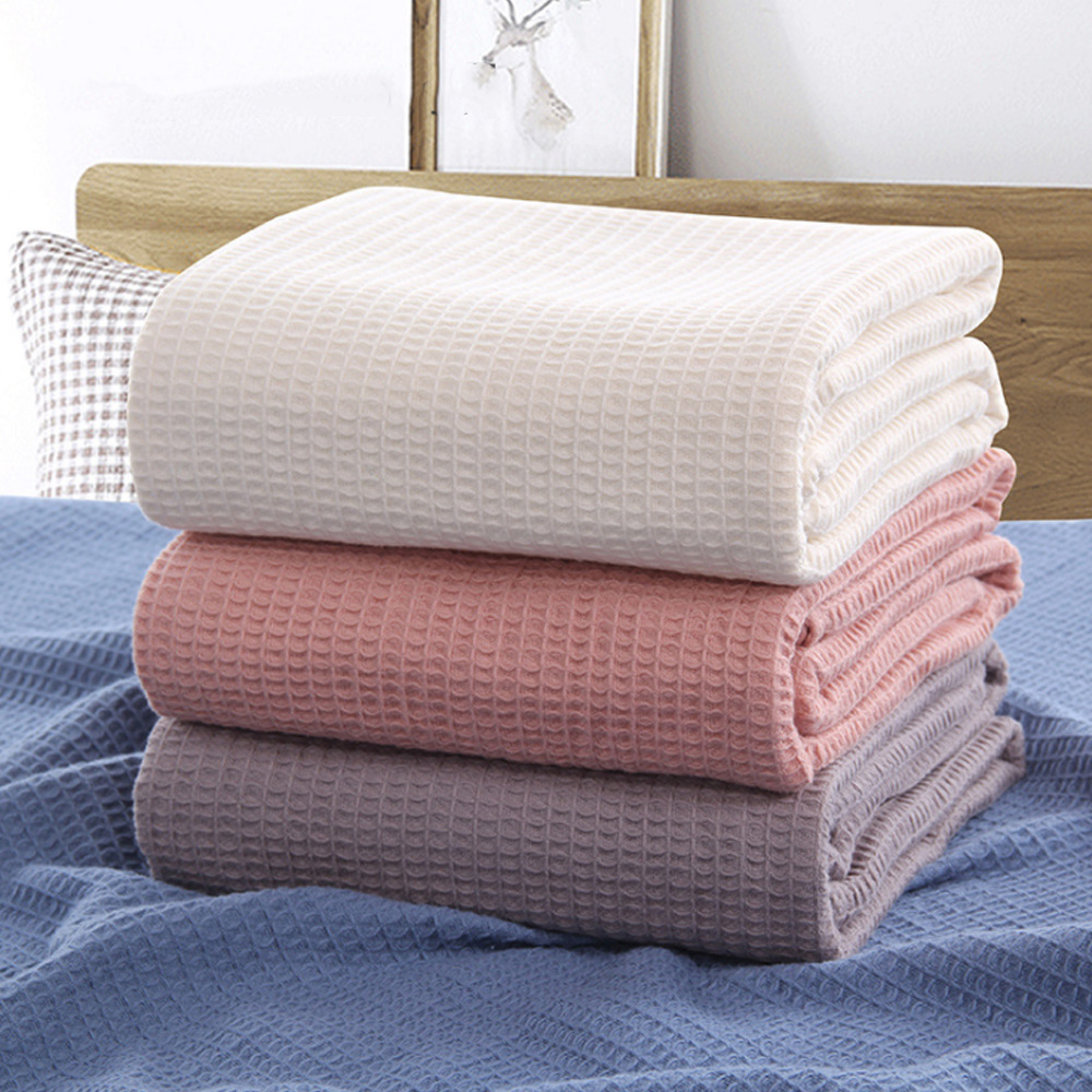 วาฟเฟิล Muslin ฤดูร้อนผ้าคลุมเ - Muslin Cotton Bedspread บทวิจารณ์และราคา