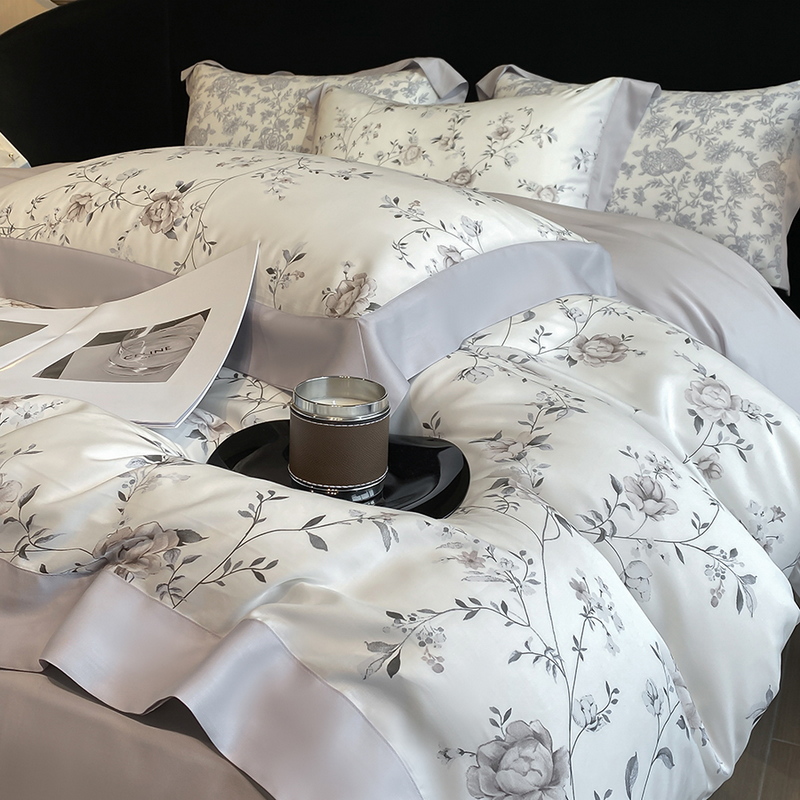 หรูหราการพิมพ์ดิจิตอลดอกไม้และ - Aesthetic Floral Duvet Cover บทวิจารณ์และราคา