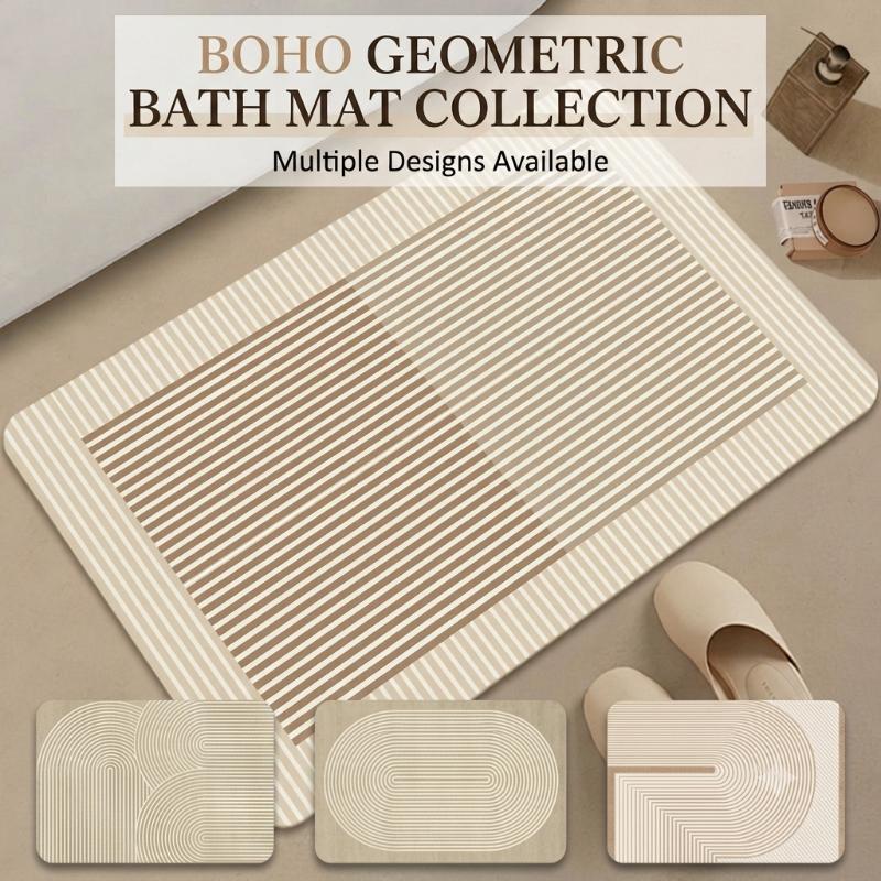 แผ่นรองพื้นห้องน้ำไดอะตอมไมต์  - Quick Dry Diatomite Bath Mat บทวิจารณ์และราคา