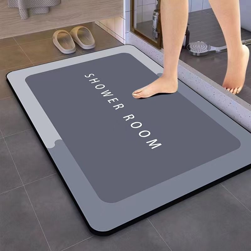 แผ่นรองอาบน้ำไดอะตอมไมต์ กันลื - Quick Dry Diatomite Bath Mat บทวิจารณ์และราคา