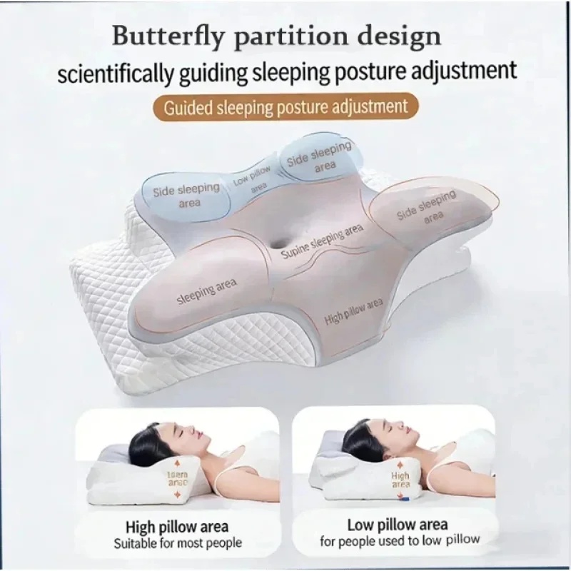 หมอนรองคอเมมโมรี่โฟมระบายอากาศ - Memory Foam Orthopedic Pillow Neck Pain บทวิจารณ์และราคา