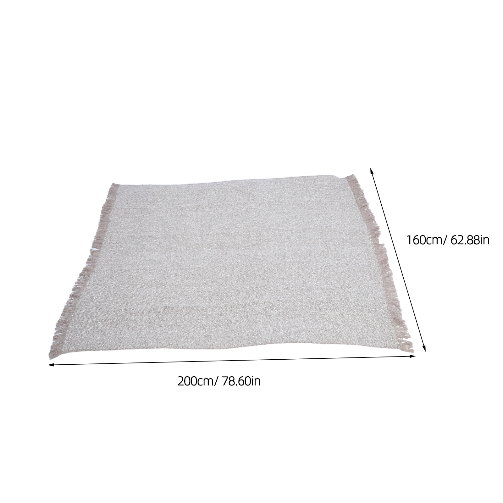 ผ้าห่มสไตล์โบโฮ สีน้ำตาล นุ่ม  - Boho Throw Blanket Fringe บทวิจารณ์และราคา